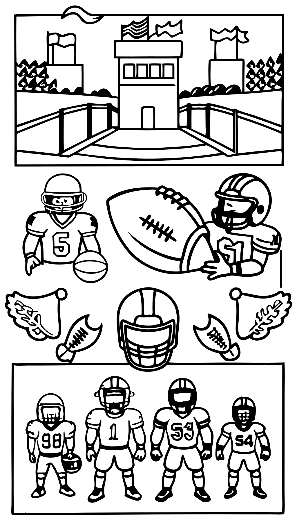 football color pages